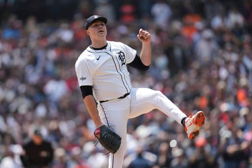 Tarik Skubal says he teared up as Tigers fans roared moments before his 1st complete game as a pro