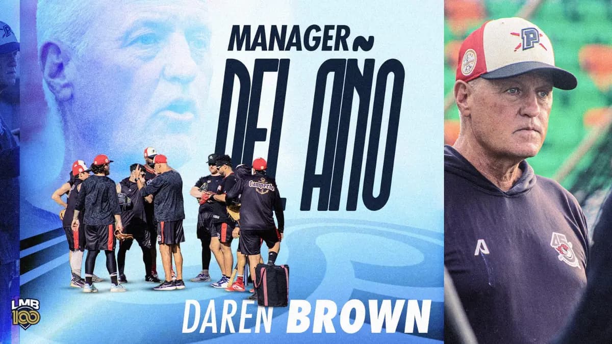 LMB: Piratas de Campeche Skipper Daren Brown Named Manager of the Year For 2025