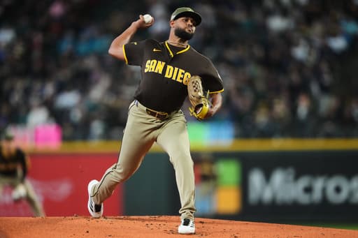 Vásquez tosses 6 scoreless innings, Miller gets MLB-best 14th save as Padres beat Mariners 2-0