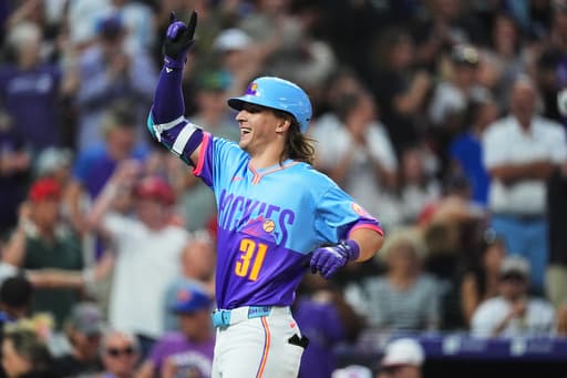 Jake McCarthy hits 2 HRs, drives in 6 runs in the Rockies’ 15-3 romp over the Giants