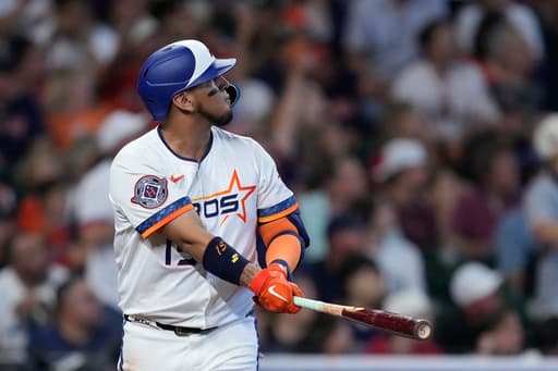 Paredes’ 3-run homer caps Astros’ 5-run second inning in 7-3 victory over Angels