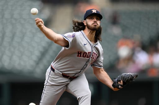 Astros place Arrighetti on the 15-day injured list because of inflammation in his right elbow
