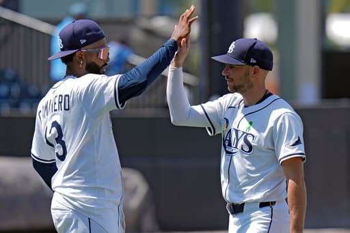 Brandon Lowe, Junior Caminero hit 4th-inning home runs to lead Rays over Twins 5-0