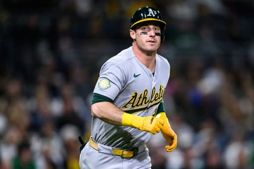 Athletics designated hitter Brent Rooker out for the season after left knee surgery