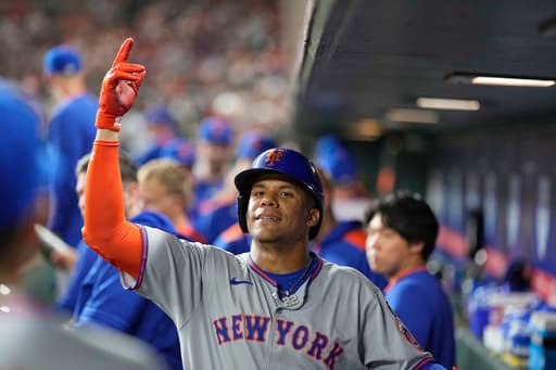 Juan Soto’s first homer with Mets powers 3-1 win over Astros