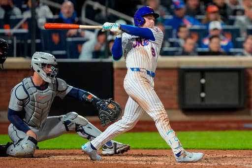 A.J. Ewing provides a boost in his MLB debut, leading the Mets to a 10-2 win over the Tigers