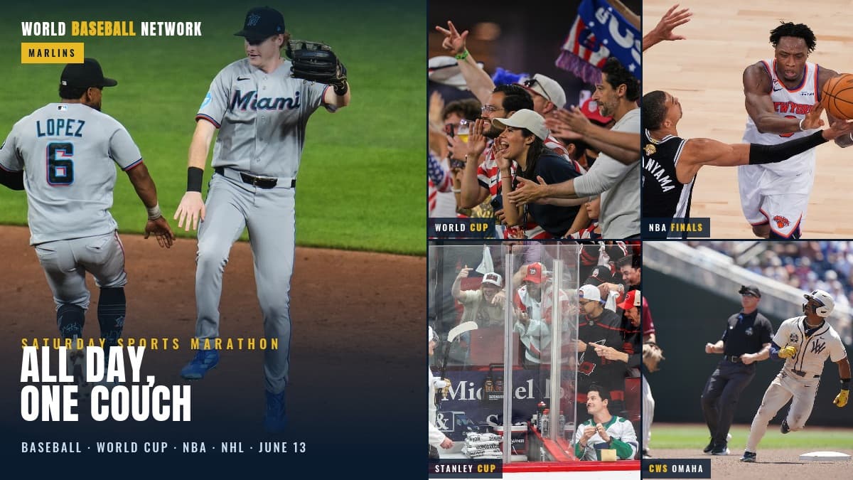Sports on TV Today, Miami Style: The Red-Hot Marlins, Brazil-Morocco, and Knicks-Spurs Game 5