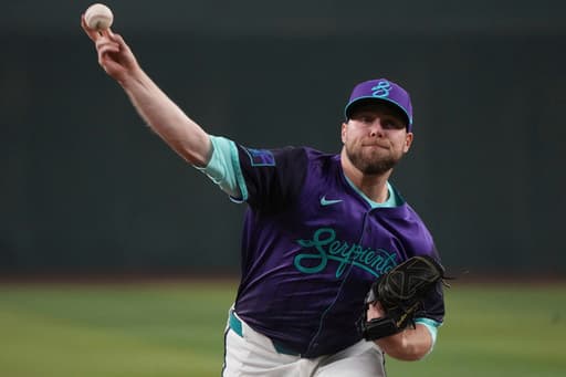 Corbin Burnes throws 7 dominant innings, leads the Diamondbacks over the Dodgers 3-0