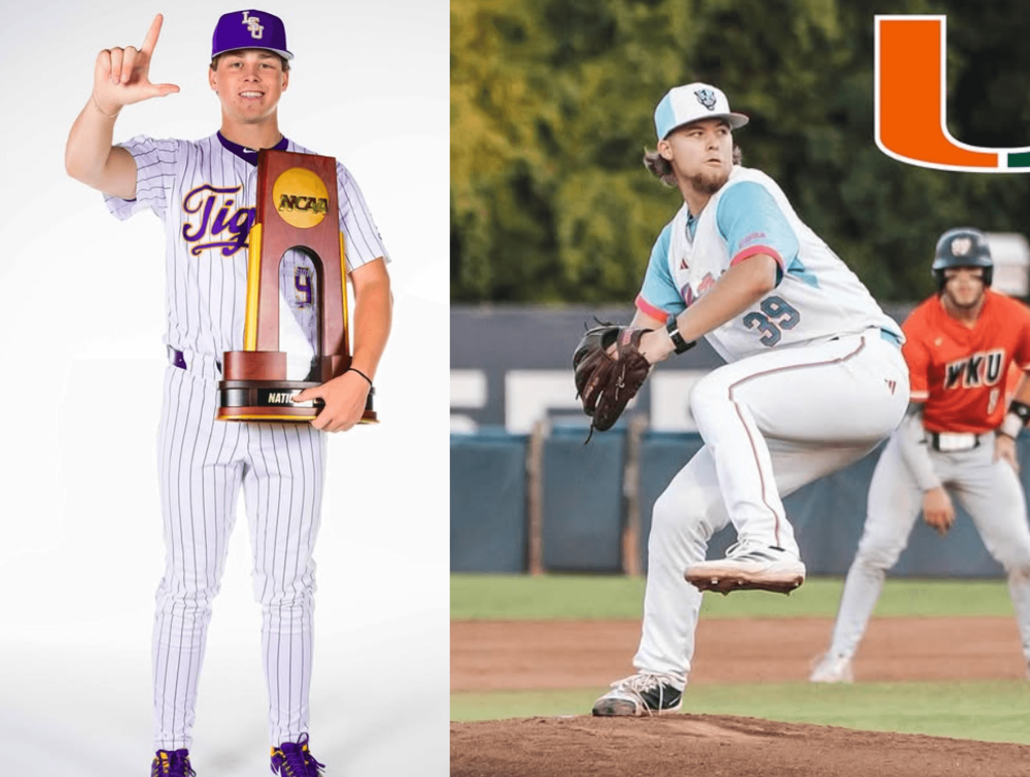 LSU and Miami Add Big-Time Pitchers in the Transfer Portal