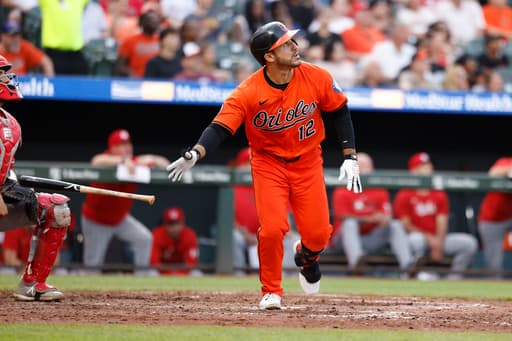 Orioles’ Laureano comes off the bench to hit 2 homers, then nearly adds a 3rd