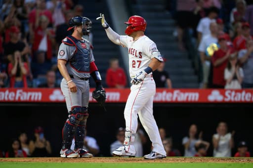 Trout hits tying homer and Newman adds 3-run shot in 7th as Angels beat Nationals