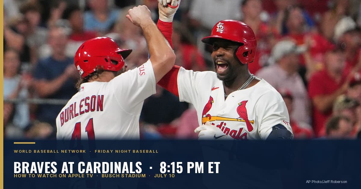 How to Watch Braves vs. Cardinals on Apple TV Friday