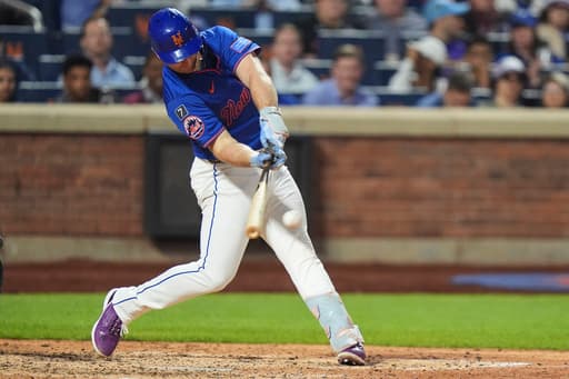 Alonso’s 3 hits help Mets overcome loss of pitcher Canning in a 4-0 win over Braves
