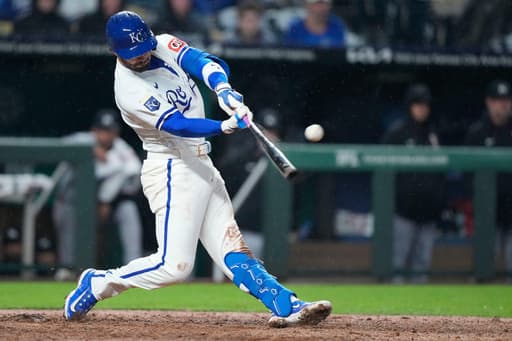 Jonathan India hits grand slam and Kyle Isbel goes 4 for 4 as Royals outslug Twins 13-9 in rain