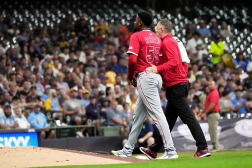 Angels’ José Soriano goes on IL with bruised right forearm after getting hit by a line drive