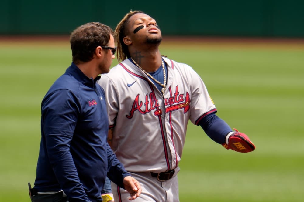 Braves’ Ronald Acuña Jr. deals with emotions of a 2nd season-ending knee injury