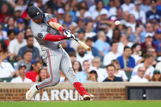 Jeffers hits 3-run HR to back Ober in the Twins’ 5-2 win over the Cubs