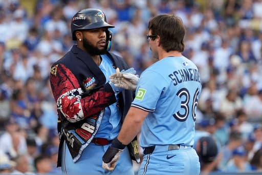 Blue Jays hit first leadoff back-to-back homers in World Series history — on 3 pitches