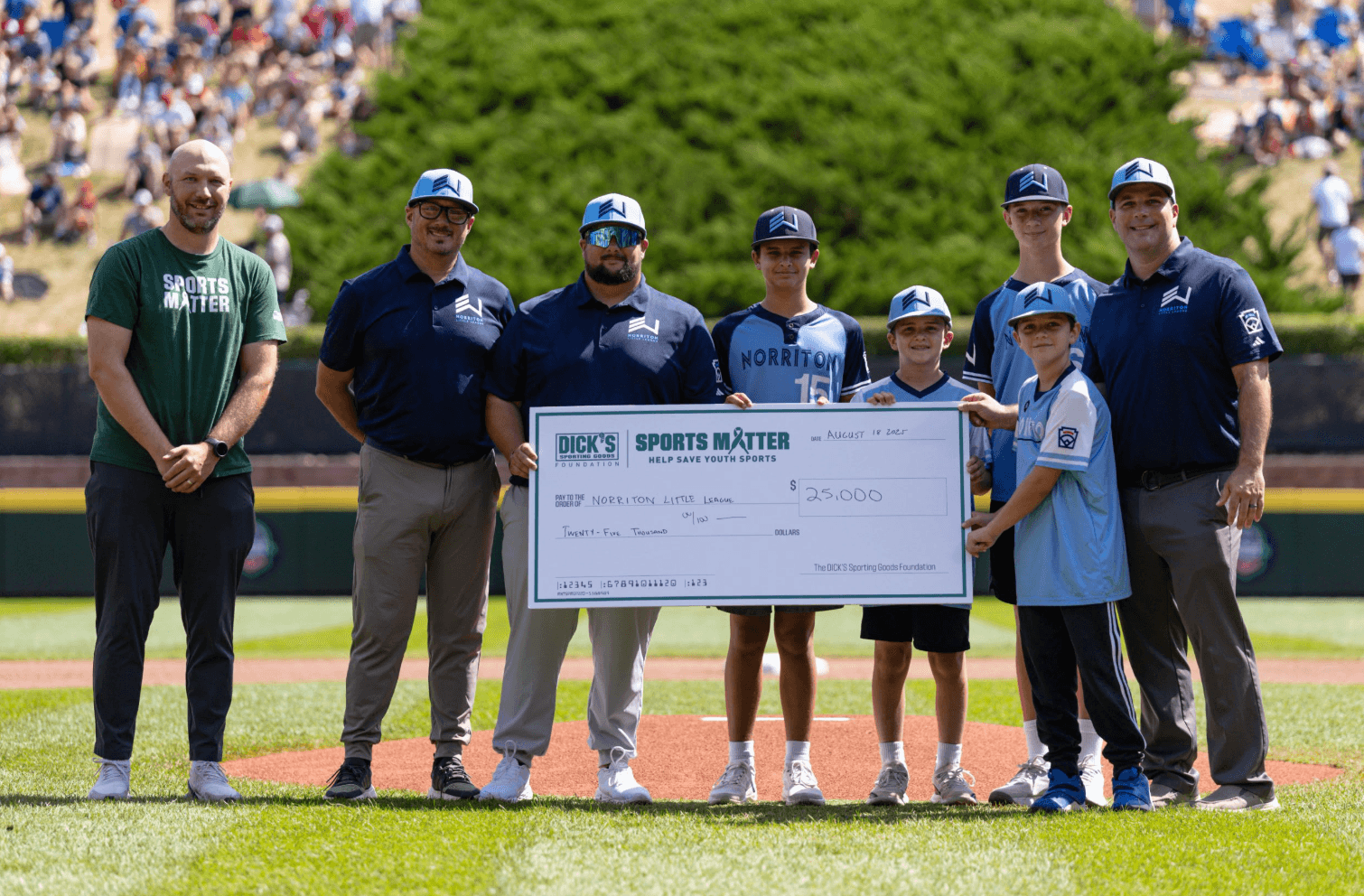 Norriton Little League Awarded $25,000 Sports Matter Grant from The DICK’S Sporting Goods Foundation