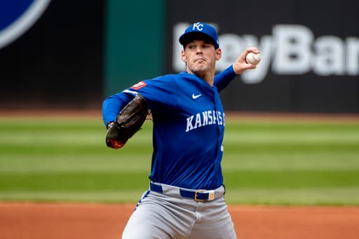 Royals’ Cole Ragans overcomes hamstring cramping to strike out 10 and get his first win of the year