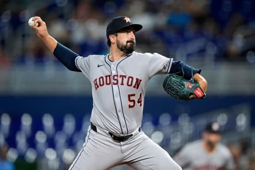 Alexander, Peña help Astros beat Marlins 8-2 and snap Miami’s five-game winning streak