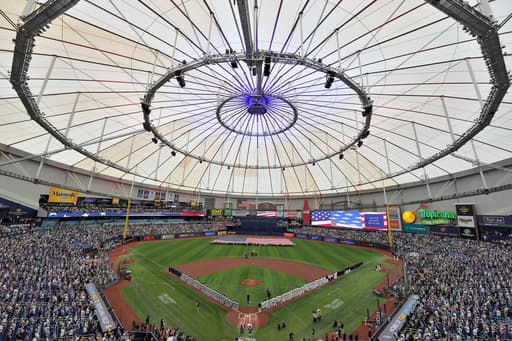 Rays are victorious in return to Tropicana Field after Hurricane Milton tore off the roof in 2024