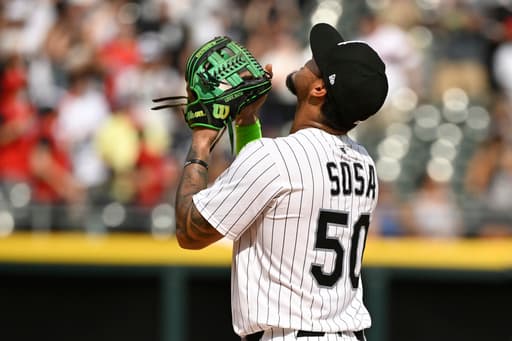 Sosa, Montgomery homer, Martin works six strong innings as White Sox beat Guardians 6-4