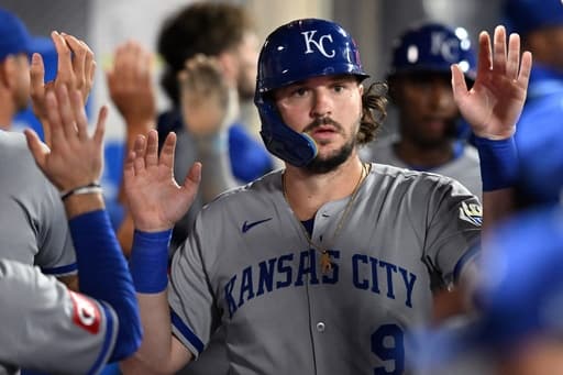 Infielder Vinnie Pasquantino agrees to a $11.1 million, 2-year contract with the Royals