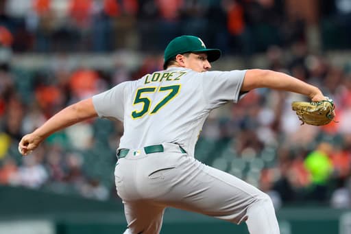 Nick Kurtz’s 2-run triple highlights a 3-run fifth as the Athletics edge the Orioles 4-3