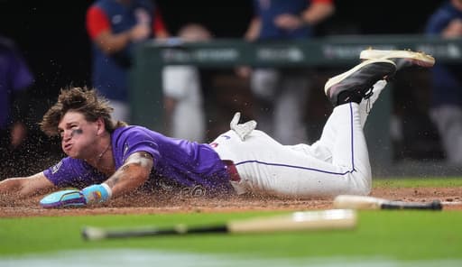 Jake McCarthy hits 3-run triple in 9th inning as Rockies rally for 3-2 win over Red Sox