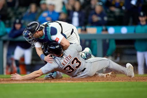 Robles, Moore provide offense, Castillo bests Skubal in Mariners’ 3-2 win over Tigers