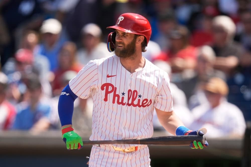 Phillies slugger Bryce Harper returns to lineup, goes 0 for 2 with a sacrifice fly