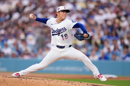 Yamamoto has 10 strikeouts as Dodgers send Padres to 8th straight loss