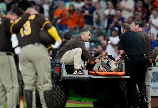 Padres’ Arraez out of the hospital after collision at first base