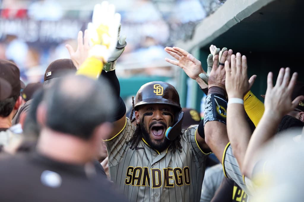 Finally! Fernando Tatis Jr. crushes a 451-foot drive for his first home run of the season
