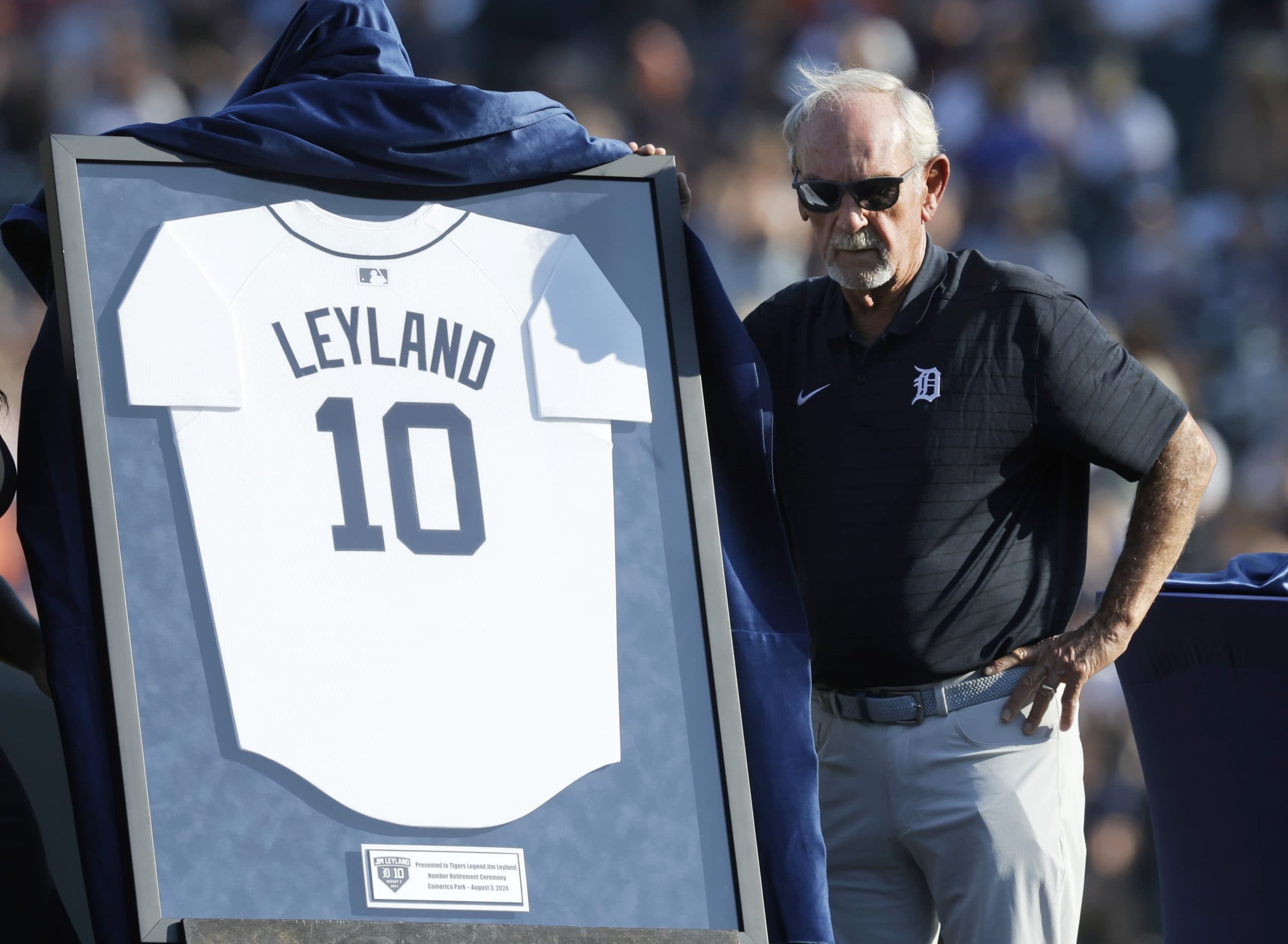 National Baseball Hall of Fame Manager Jim Leyland’s Number Retired By Detroit Tigers