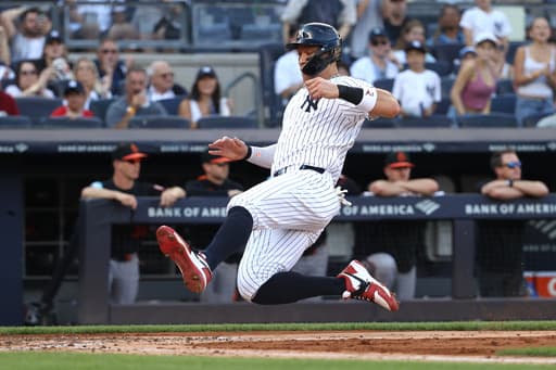Yankees beat Orioles 3-2 to finish with 8-game winning streak but on track to finish 2nd in AL East