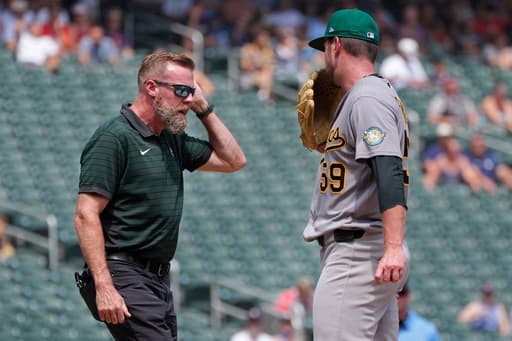 A’s left-hander Jeffrey Springs leaves start against Twins with right hip discomfort