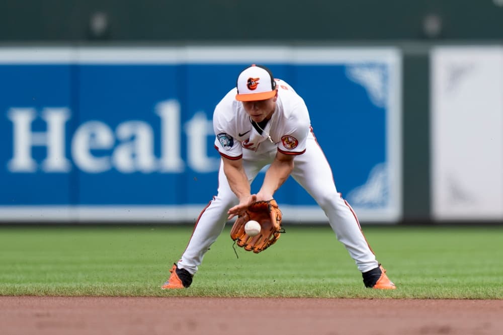 Top-ranked prospect Jackson Holliday hits a grand slam in his first game back from the minors