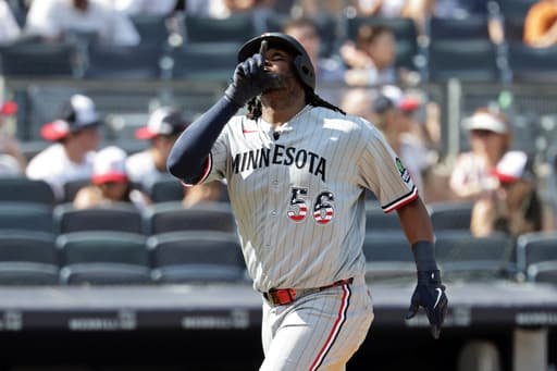 Josh Bell homers twice as Twins go deep six times in 11-4 victory over Yankees