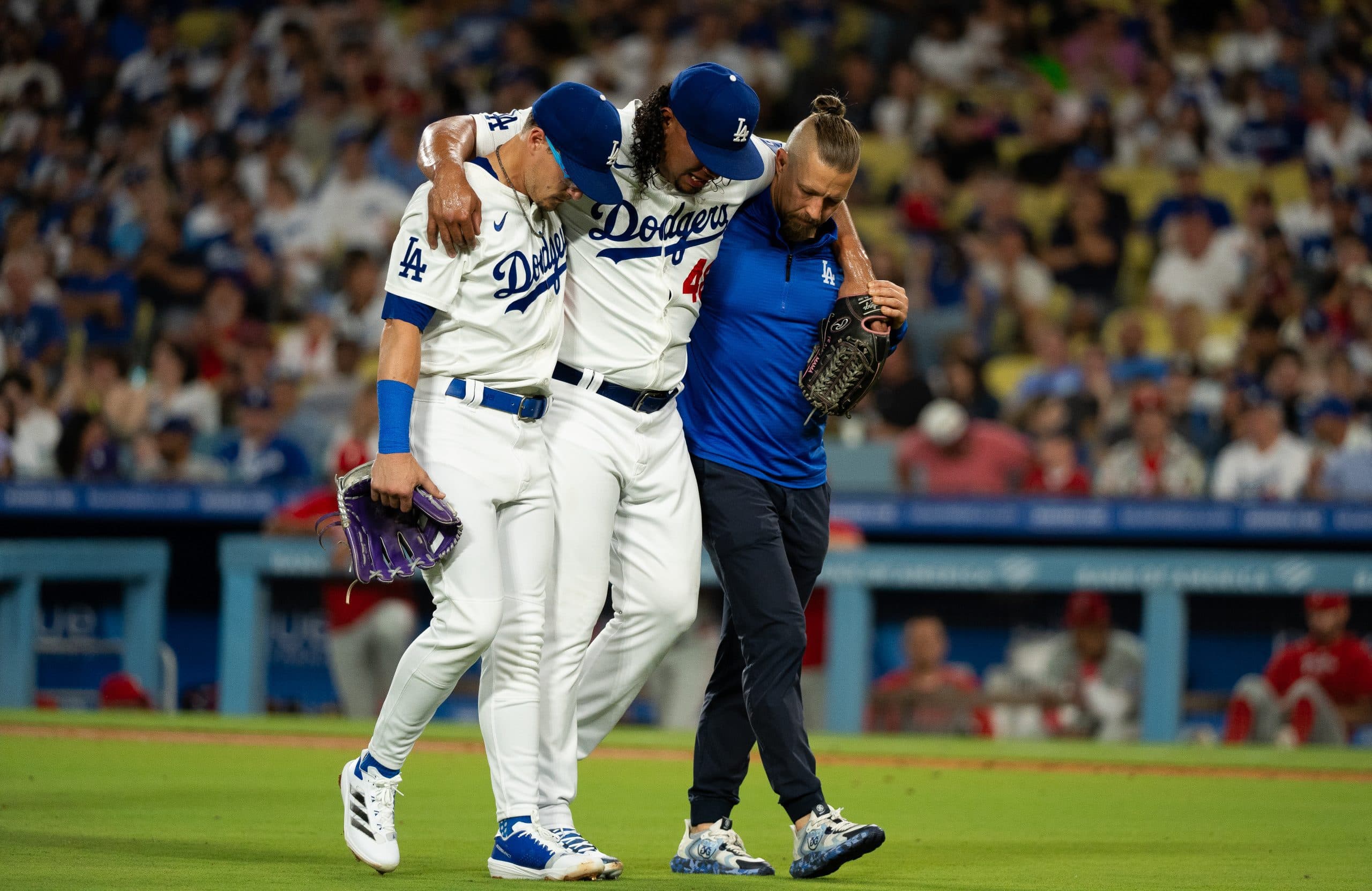 Dodgers Reliever Brusdar Graterol Injures Himself in Season Debut a Day After Coming off IL