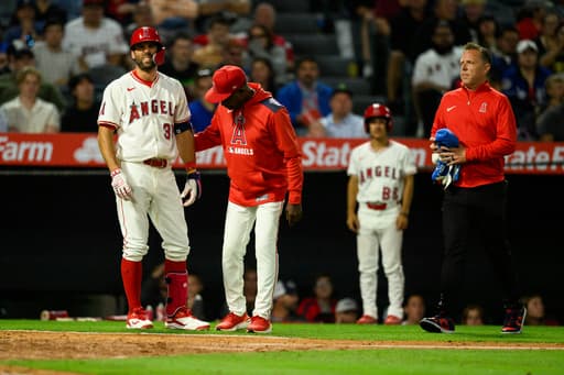 Angels’ Chris Taylor placed on injured list with broken left hand