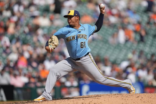 Brewers reliever Angel Zerpa to have season-ending elbow surgery