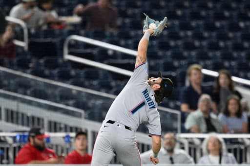 Marlins’ Connor Norby sidelined again with quad strain, Kyle Stowers could return next week