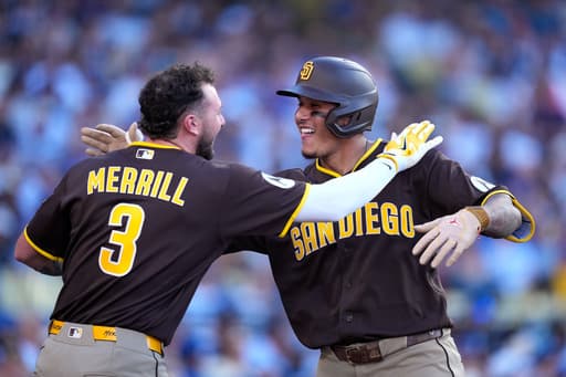 Padres snap their 8-game skid with 5-2 win over Dodgers on Manny Machado’s 3-run homer