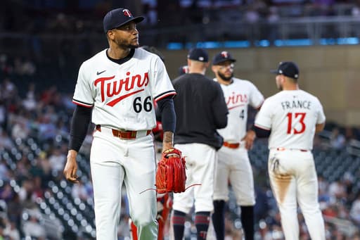 Twins trade reliever Alcala to Red Sox for minor leaguer