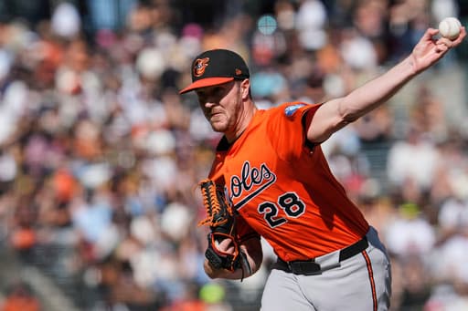Basallo hits 1st MLB homer and Rogers pitches Orioles to 11-1 win over Giants