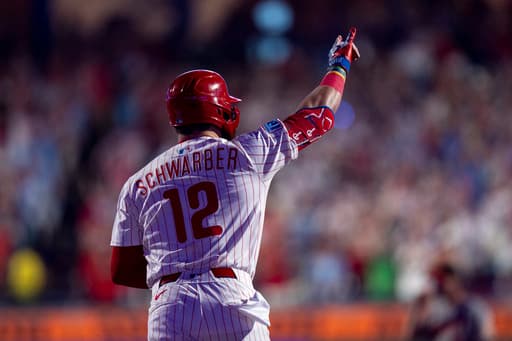 Kyle Schwarber’s 2-run shot, grand slam powers Phillies to 13-3 rout of Orioles