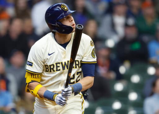 Yelich, Hoskins and Frelick homer as the Brewers defeat the Tigers 5-1