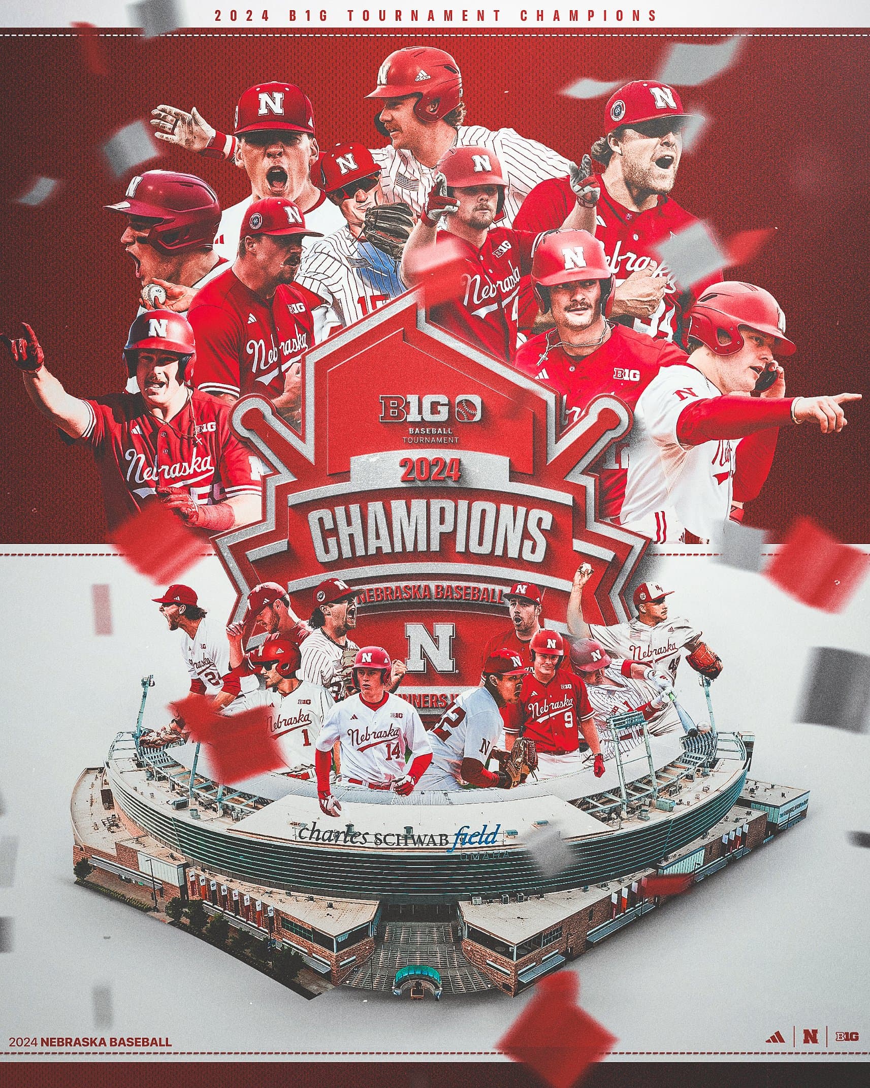 Nebraska Cornhuskers Win Big Ten Tournament